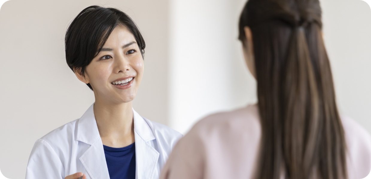 カウンセリングと検診のイメージ