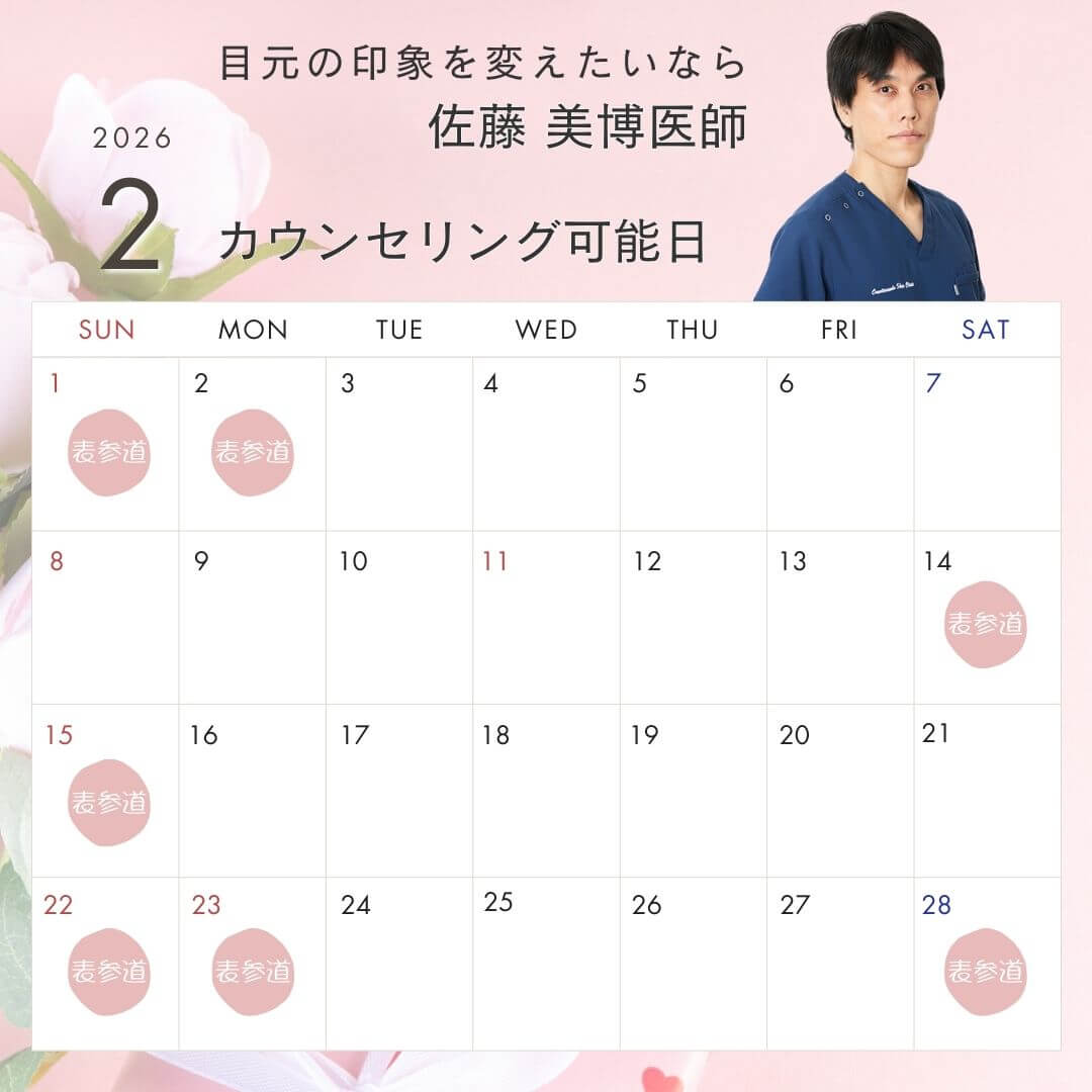 佐藤医師のスケジュール