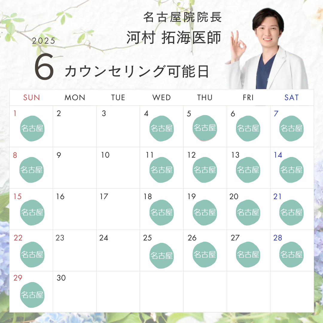 河村医師の出勤日